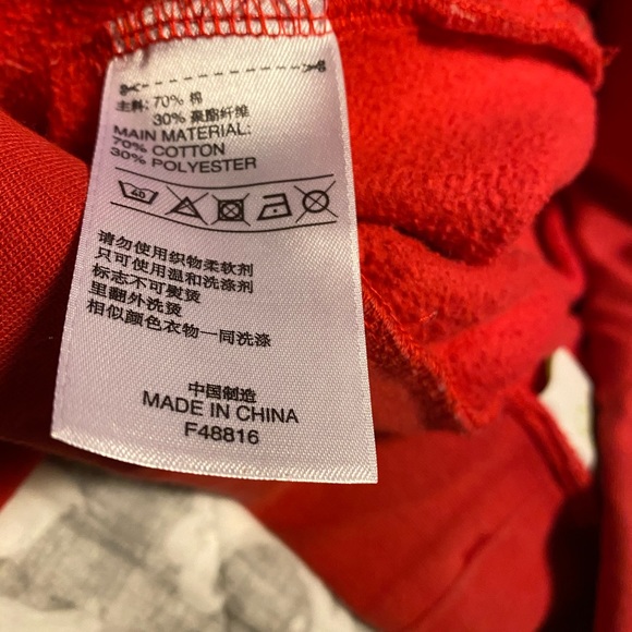 Adidas NEO 3 Stripe Red Joggers - Picture 13 of 16